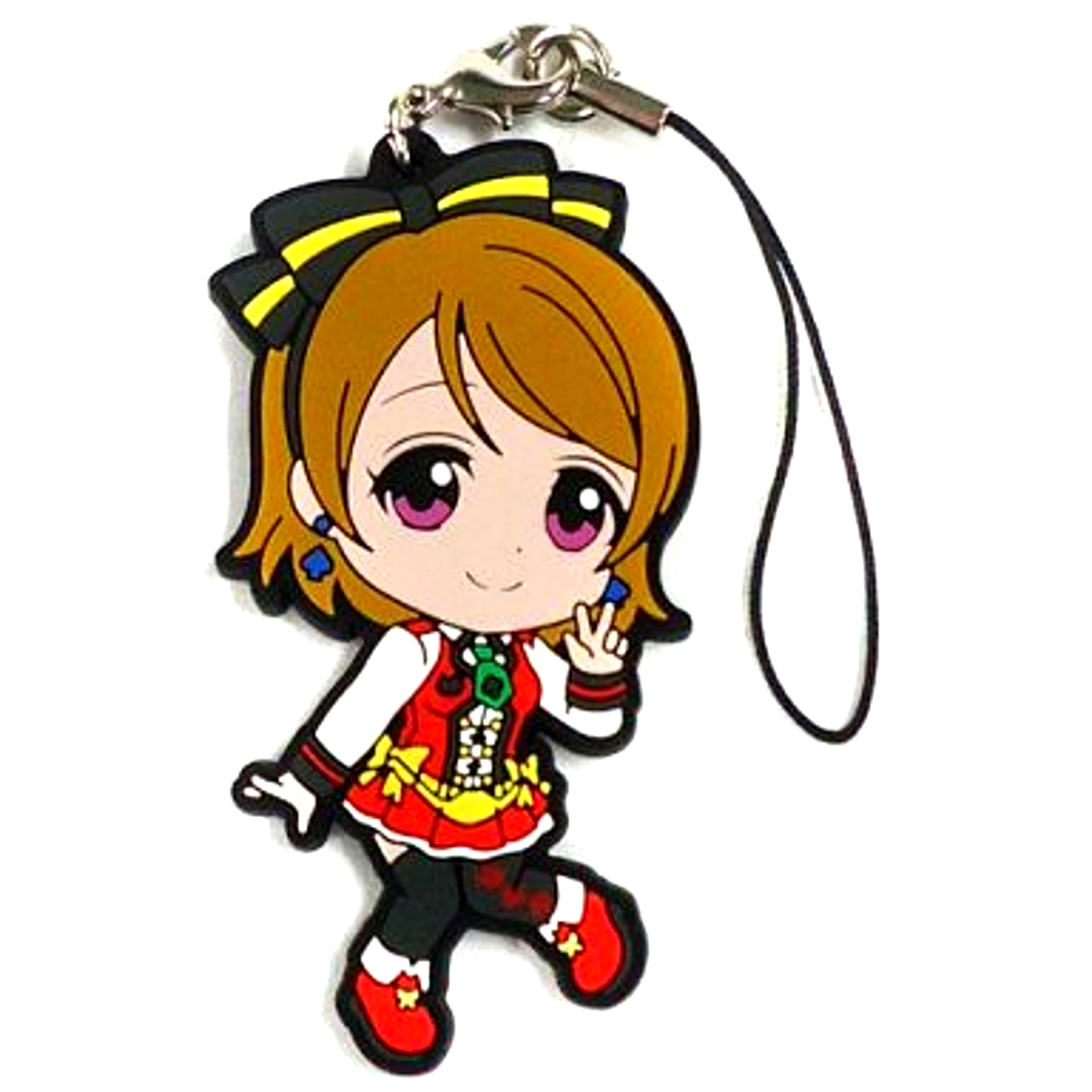 Hanayo Koizumi M Prize Kyun Chara Illustrations Ichiban Kuji Love Live! The School Idol Movie Rubber Strap [USED]