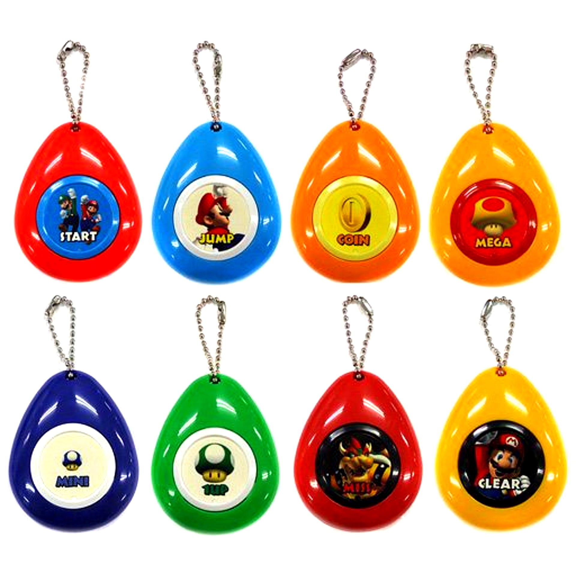Set of 8 New Super Mario Bros. Soundrop [USED]