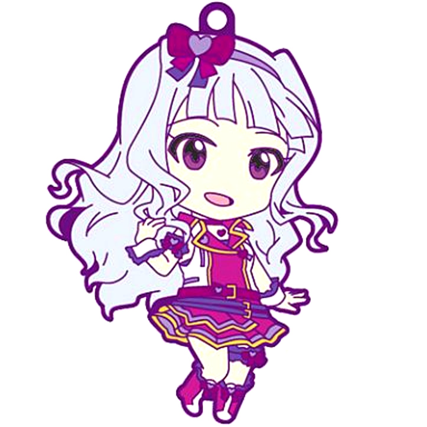 Takane Shijou Nendoroid Plus The Idolmaster 765PRO ALLSTARS Stage A Rubber Strap [USED]