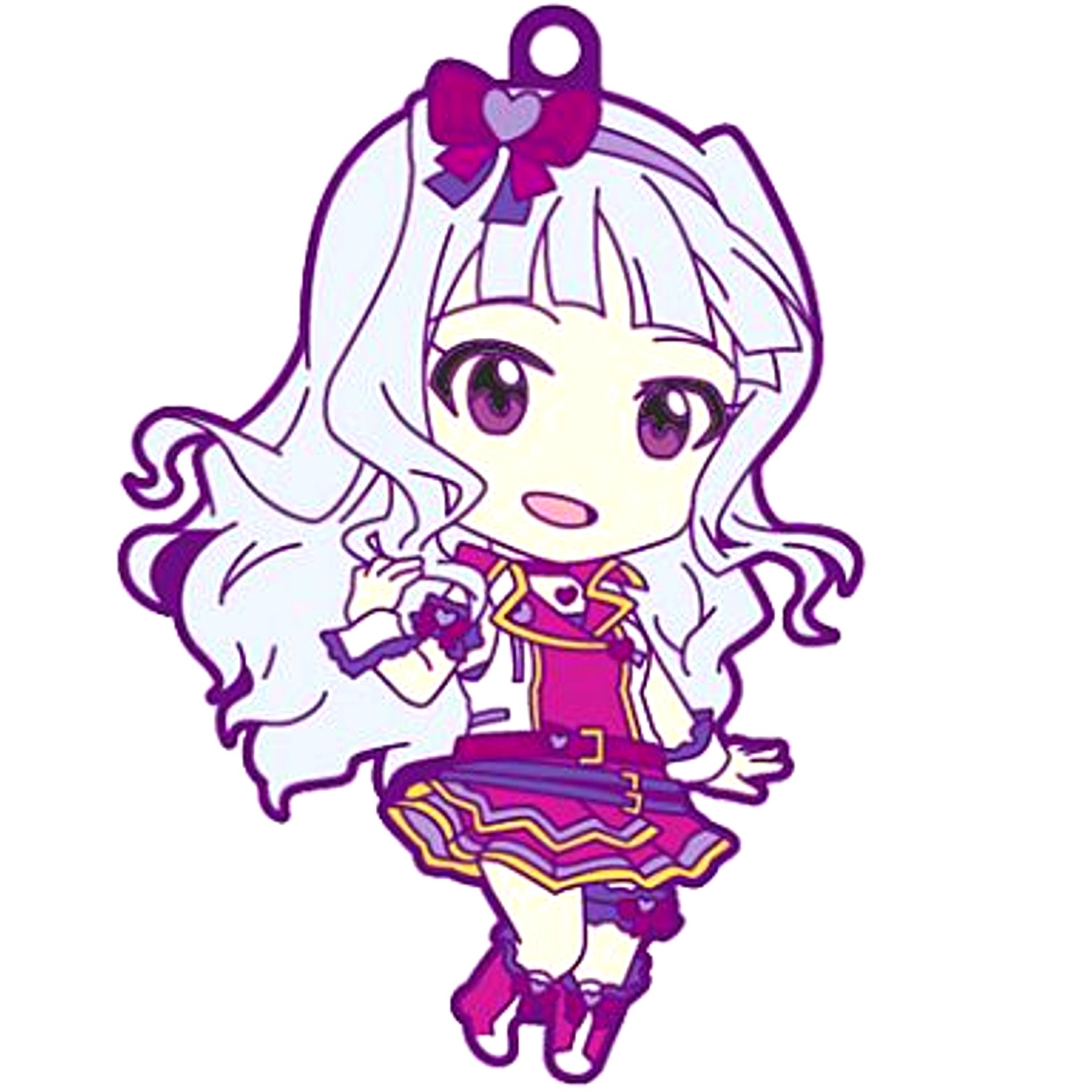 Takane Shijou Nendoroid Plus The Idolmaster 765PRO ALLSTARS Stage A Rubber Strap [USED]