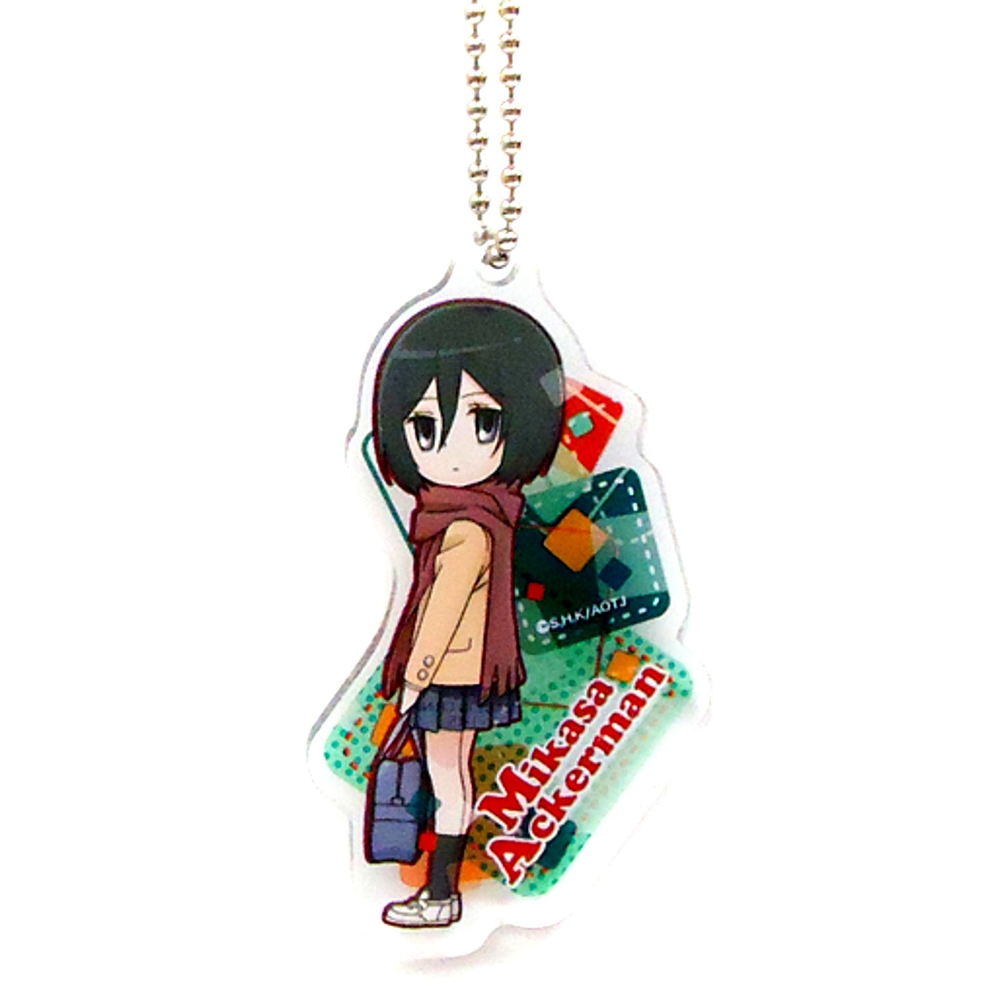 Mikasa Attack on Titan Junior High Acrylic Keychain [USED]