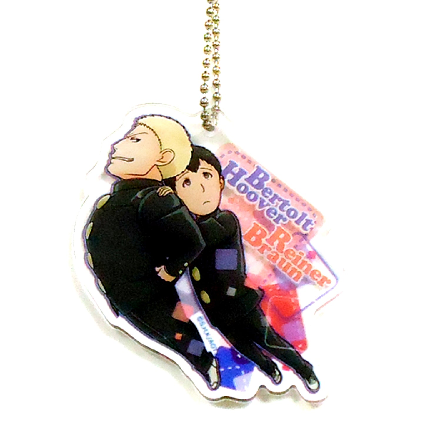 Reiner & Bertholdt Attack on Titan Junior High Acrylic Keychain [USED]