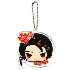 Touken Ranbu ONLINE Kashu Kiyomitsu Mochimochi Acrylic Ball Chain Keychains [USED]