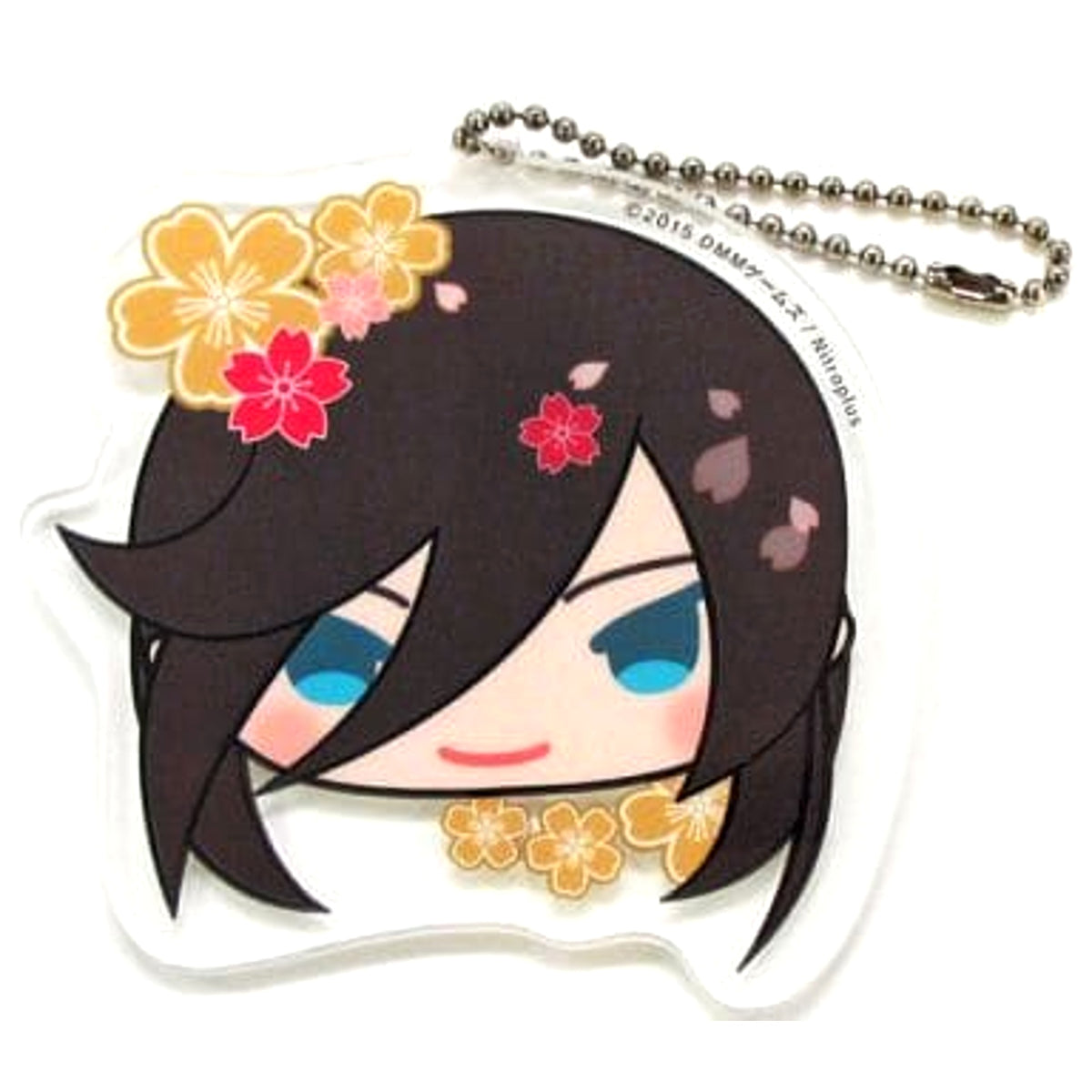 Touken Ranbu ONLINE Izuminokami Kanesada Mochimochi Acrylic Ball Chain Keychains [USED]