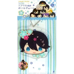 Touken Ranbu ONLINE Horikawa Kunihiro Mochimochi Acrylic Ball Chain Keychains [USED]