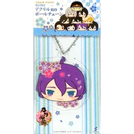 Kasen Kanesada Touken Ranbu ONLINE Mochimochi Acrylic Ball Chain [USED]