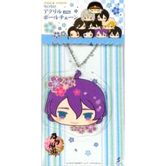 Touken Ranbu ONLINE Kasen Kanesada Mochimochi Acrylic Ball Chain Keychains [USED]