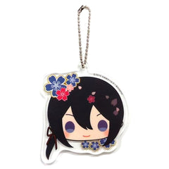 Touken Ranbu ONLINE Namazuo Toushiro Mochimochi Acrylic Ball Chain Keychains [USED]