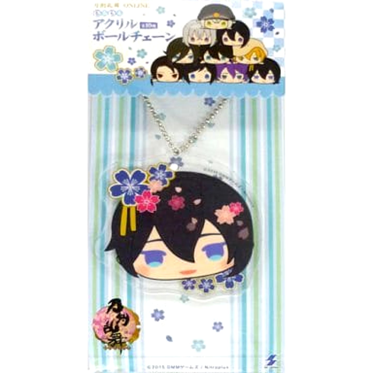 Mikazuki Munechika Touken Ranbu ONLINE Mochimochi Acrylic Ball Chain [USED]