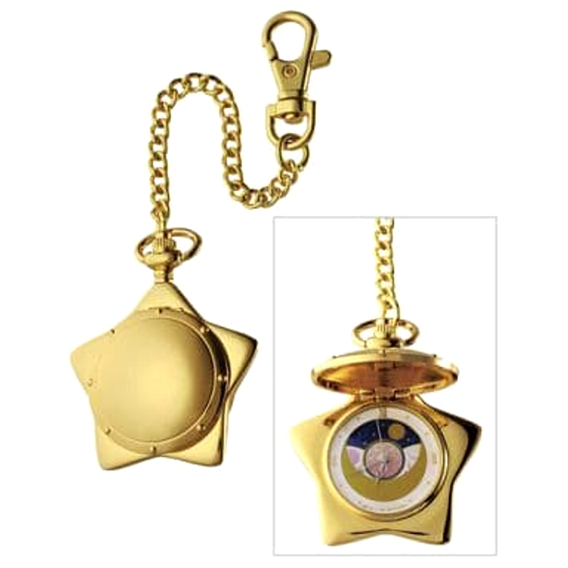 Pretty Guardian Sailor Moon Starry Sky Music Box Pocket Watch Ichiban Kuji Pretty Treasures Last One Prize [USED]