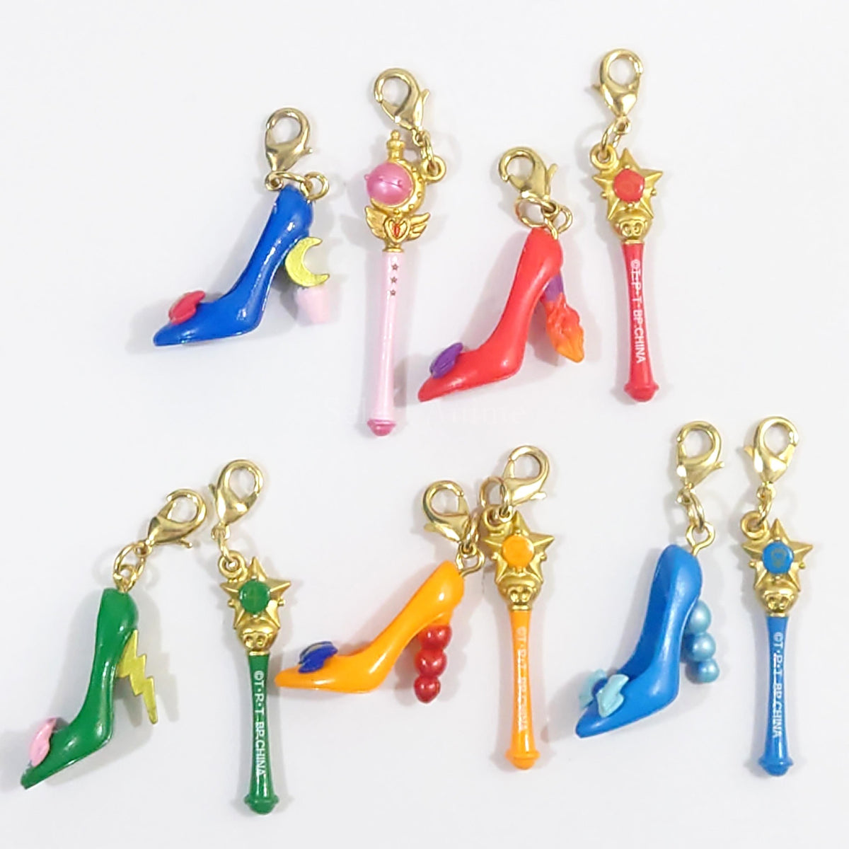 Sailor Moon, etc. Sailor Moon Ichiban Kuji Pretty Treasures High Heels Charm Set Prize E All 5 Types Set Charm [USED]