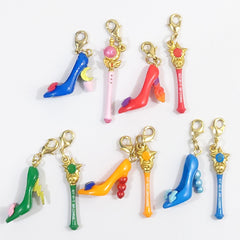 Sailor Moon, etc. Sailor Moon Ichiban Kuji Pretty Treasures High Heels Charm Set Prize E All 5 Types Set Charm [USED]