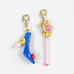 Sailor Moon, etc. Sailor Moon Ichiban Kuji Pretty Treasures High Heels Charm Set Prize E All 5 Types Set Charm [USED]