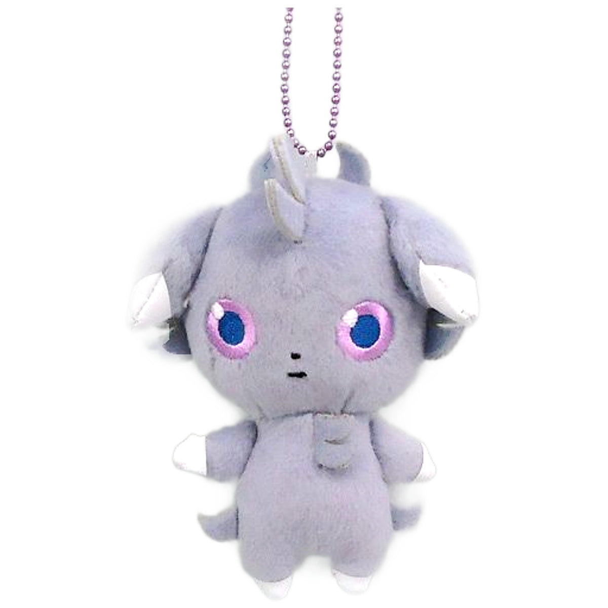 Espurr Pokemon XY Big Stuffed Toy that Can Be Attached To Bag Nyasper Nyaonicus Mascot [USED]