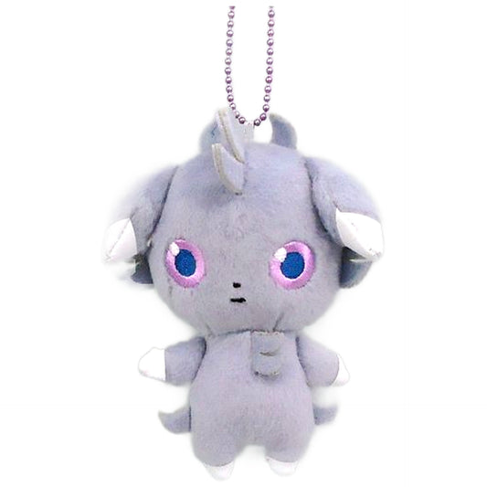 Espurr Pokemon XY Big Stuffed Toy that Can Be Attached To Bag Nyasper Nyaonicus Mascot [USED]