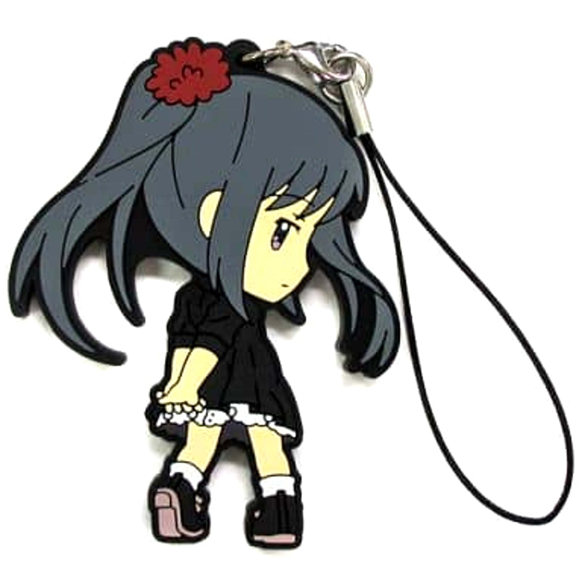 Puella Magi Madoka Magica Homura Akemi Ichiban Kuji Magiccraft Rubber Charm Kyunchara Illustrations Prize K Keychains [USED]