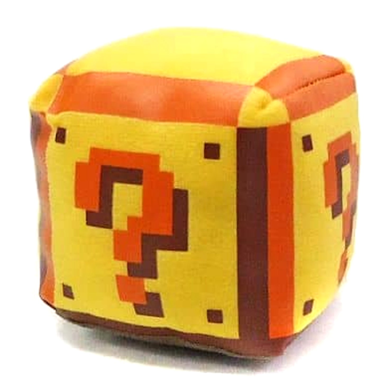 Super Mario Brothers Question Block Ichiban Kuji 30th Anniversary Collection Desktop Plush Toy Prize F [USED]