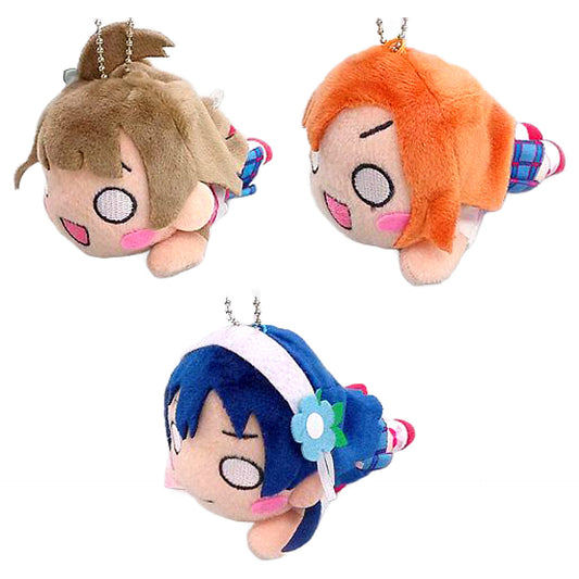Honoka Kosaka & Others Love Live! All 3 Types Set Nesoberi Keychain Mascot 2nd Grader [USED]