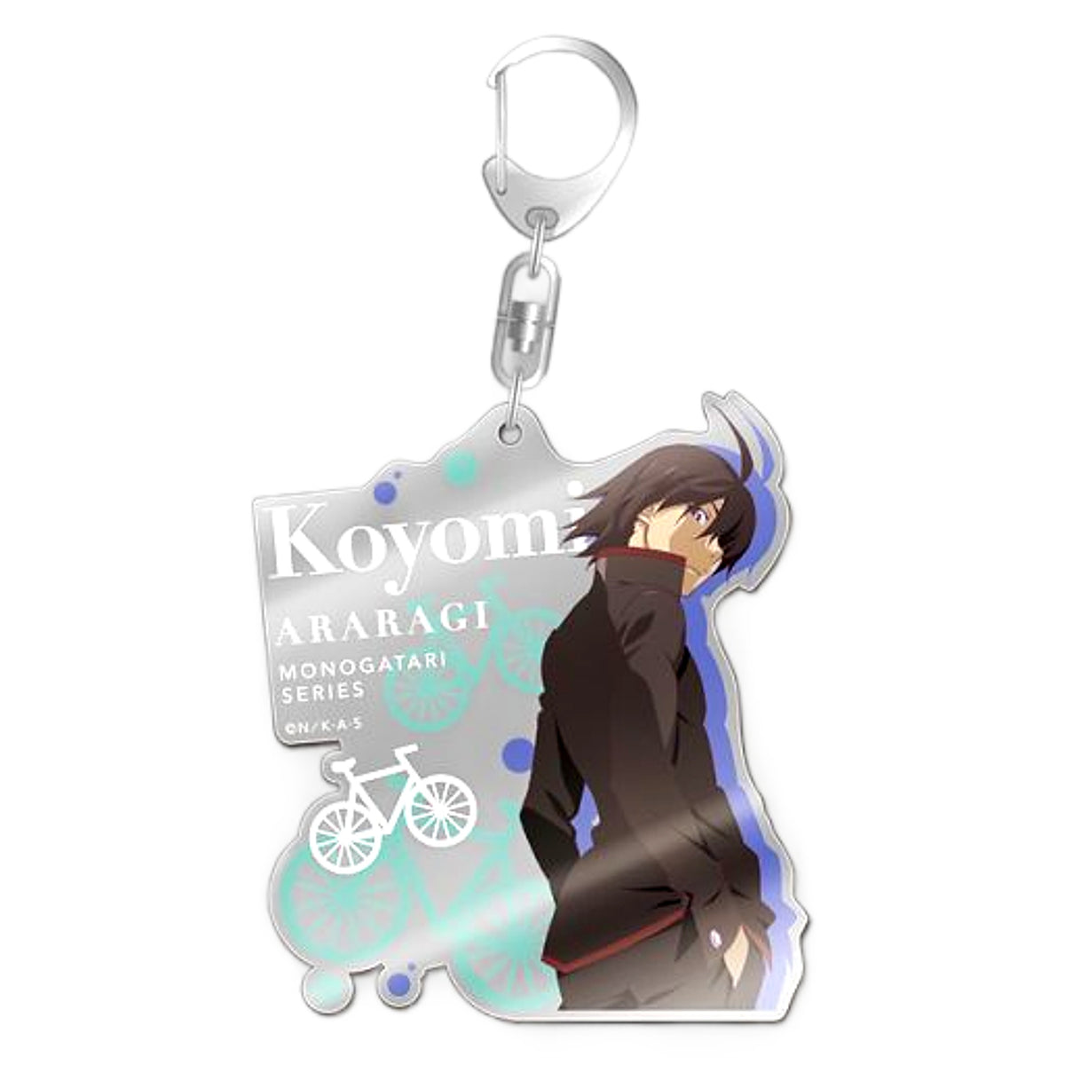 Monogatari Second Season Koyomi Araragi Anime Version Deka Acrylic Keychain Keychains [USED]