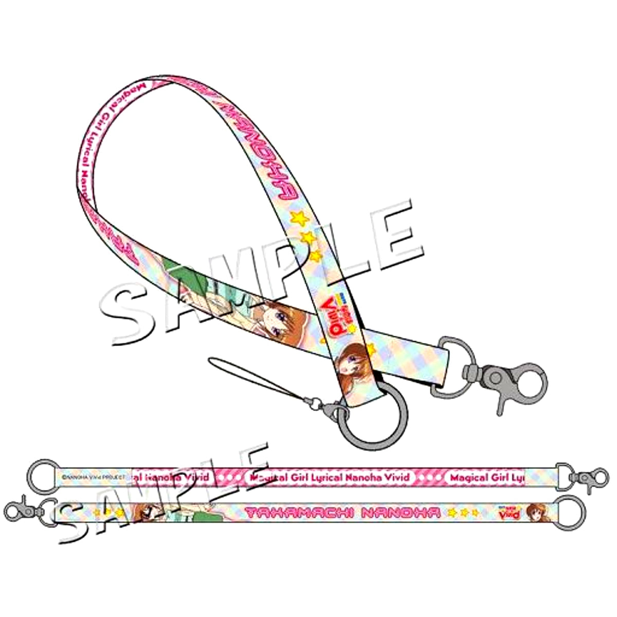 Nanoha Multi Strap Magical Girl Lyrical Nanoha Vivid [USED]