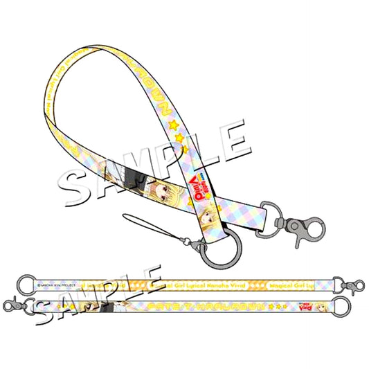 Fate Multi Strap Magical Girl Lyrical Nanoha Vivid [USED]