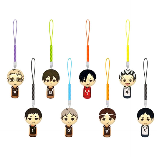 Set of 8 Haikyu!! Kokeshi Netsuke VOL.2 [USED]