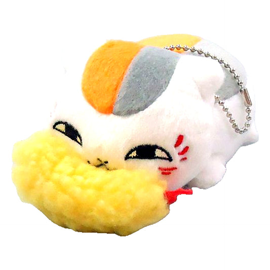 Nyanko-sensei Deep Fried Shrimp Natsume's Book of Friends Ichiban Kuji Nyanko Sensei no Shokutaku Plush Mascot Prize E Plush Toys [USED]