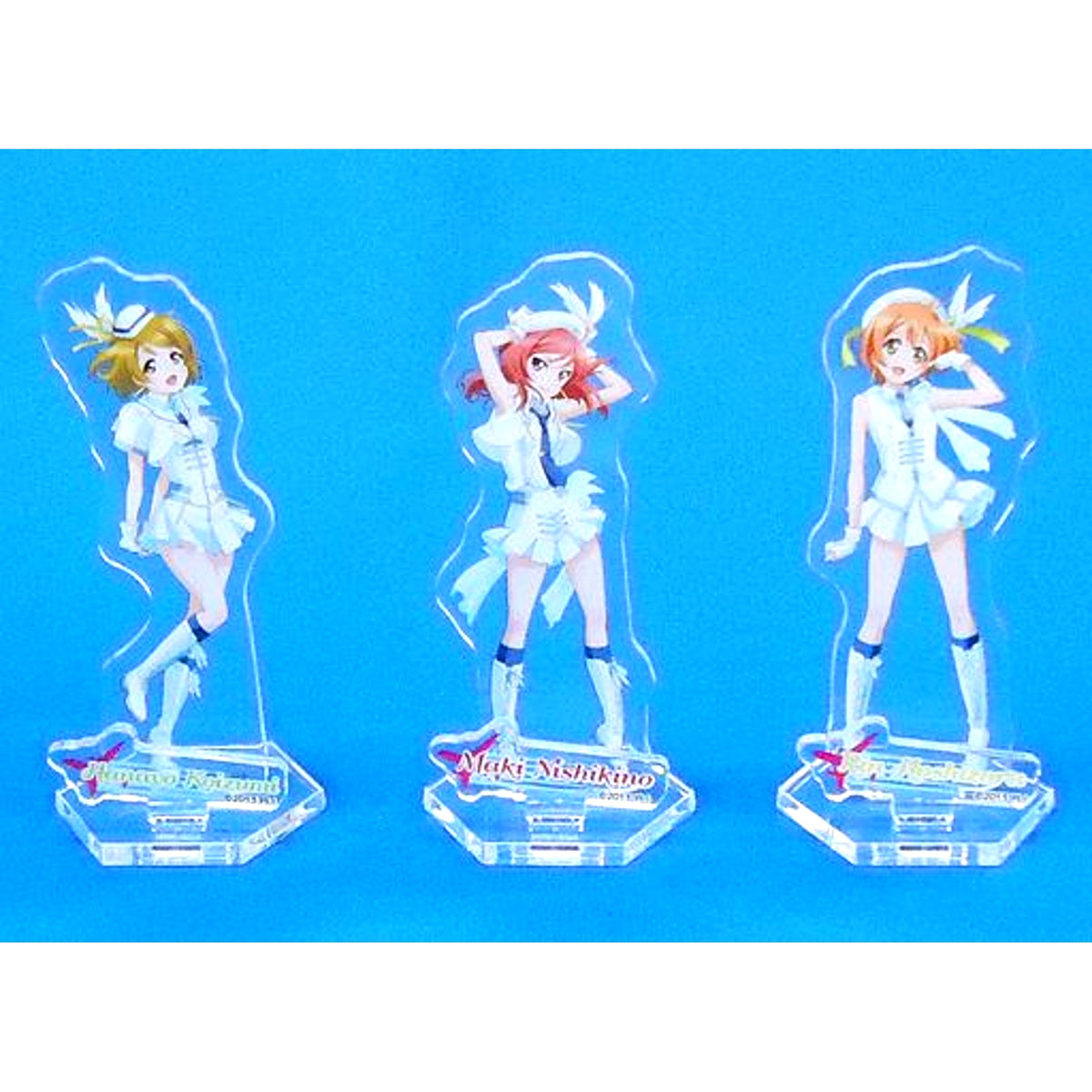 1st Year Set Wonderful Rush Acrylic Stand Set 3 Items Love Live! The School Idol Movie x Lawson Limited [USED]