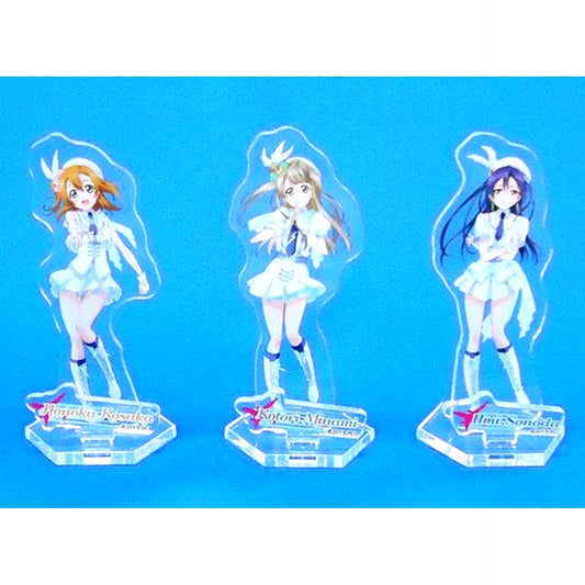 Set of 3 2nd Year Wonderful Rush Acrylic Stands Love Live! The School Idol Movie x Lawson Limited [USED]