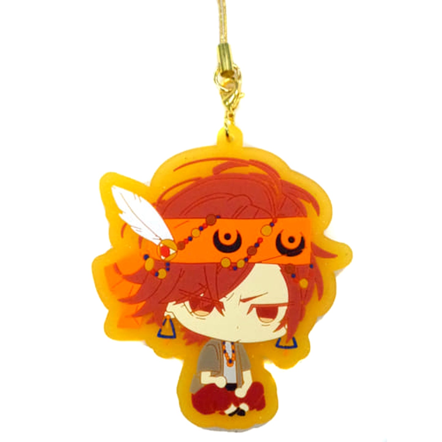 Diabolik Lovers Yuuma Mukami Trading Clear Rubber Strap Super Best II Release Commemoration Diabolik Lovers Limited Shop in Atre Akihabara Exclusive Keychains [USED]