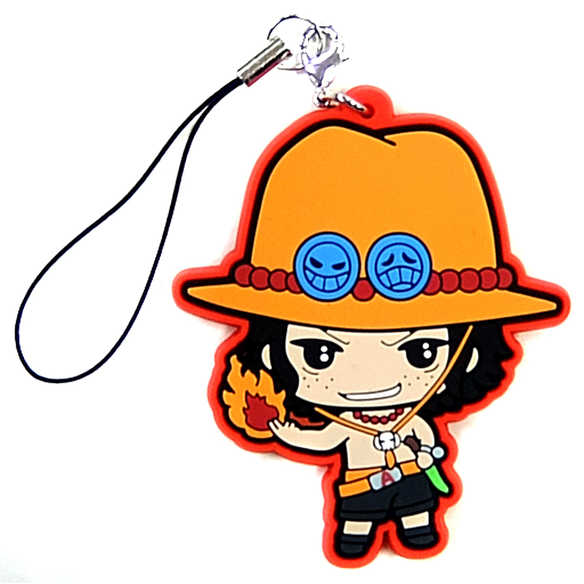 Portgas D. Ace One Piece Rubber Strap Tokyo One Piece Tower Frankie's Pervert! Ball Coaster Prize [USED]