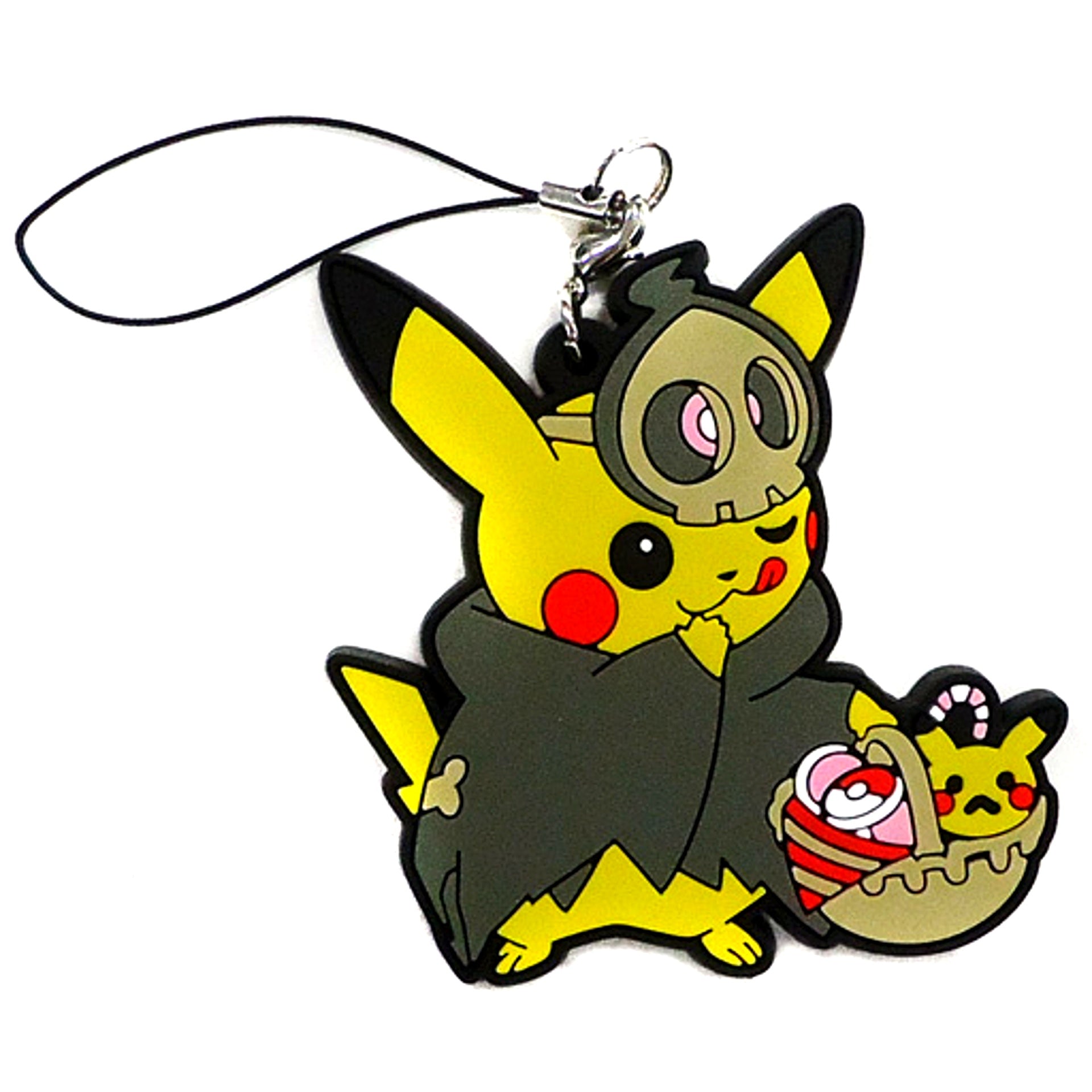 Pikachu Duskull Pokemon Halloween Parade 2015 Rubber Strap Collection Pokemon Center Ltd [USED]