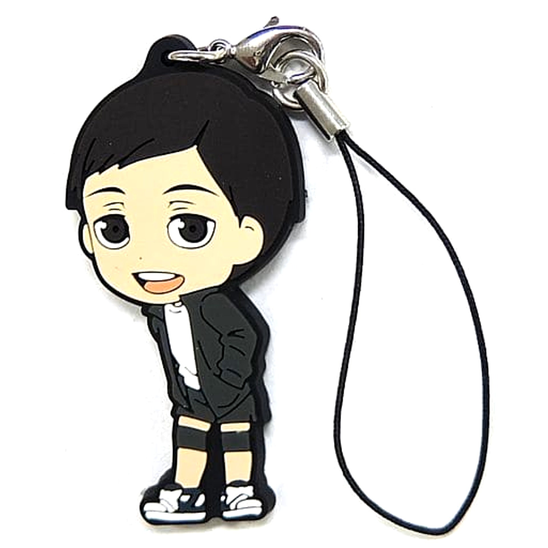 Haikyu!! Chikara Ennoshita Ichiban Kuji Let's Go Tokyo!! Karasuno Rubber Strap Kyunchara Illustrations Prize H [USED]
