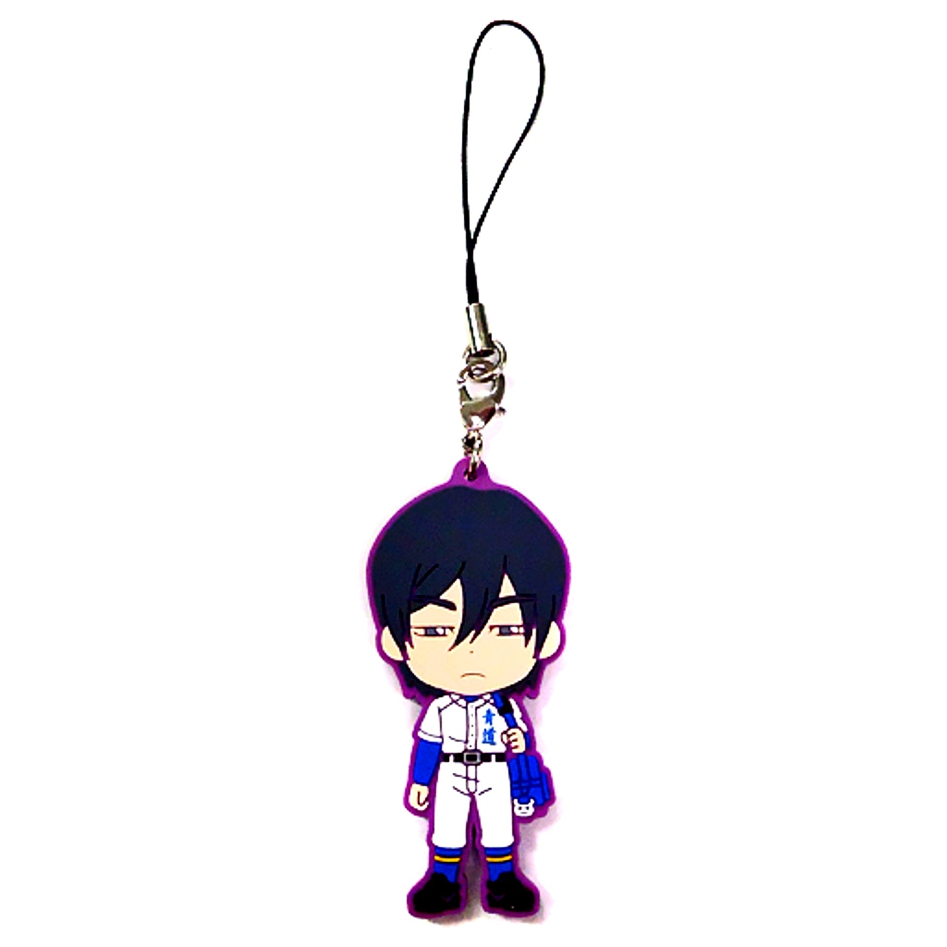 Satoru Furuya H Prize Ace of Diamond After the Match Kyun Chara Illustrations Rubber Strap Ichiban Kuji [USED]