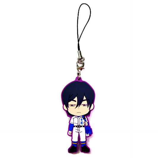 Satoru Furuya H Prize Ace of Diamond After the Match Kyun Chara Illustrations Rubber Strap Ichiban Kuji [USED]