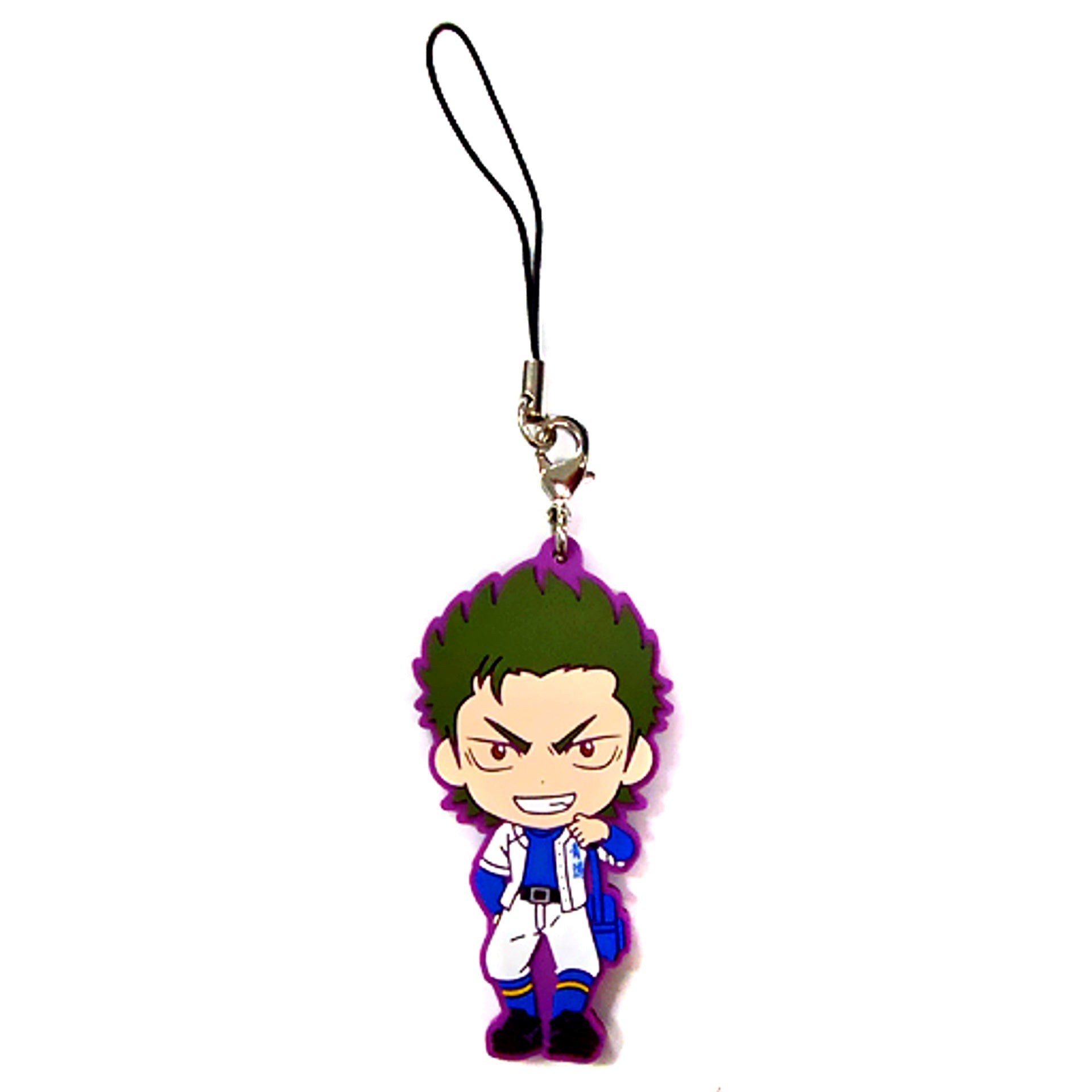 Youichi Kuramochi H Prize After the Game Kyun Chara Illustrations Ichiban Kuji Ace of Diamond After the Game Rubber Strap [USED]