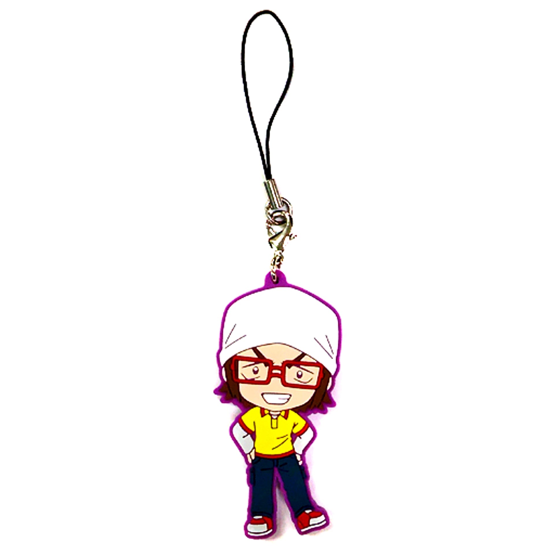 Takuma Seto H Prize Ace of Diamond After the Match Kyun Chara Illustrations Rubber Strap Ichiban Kuji [USED]