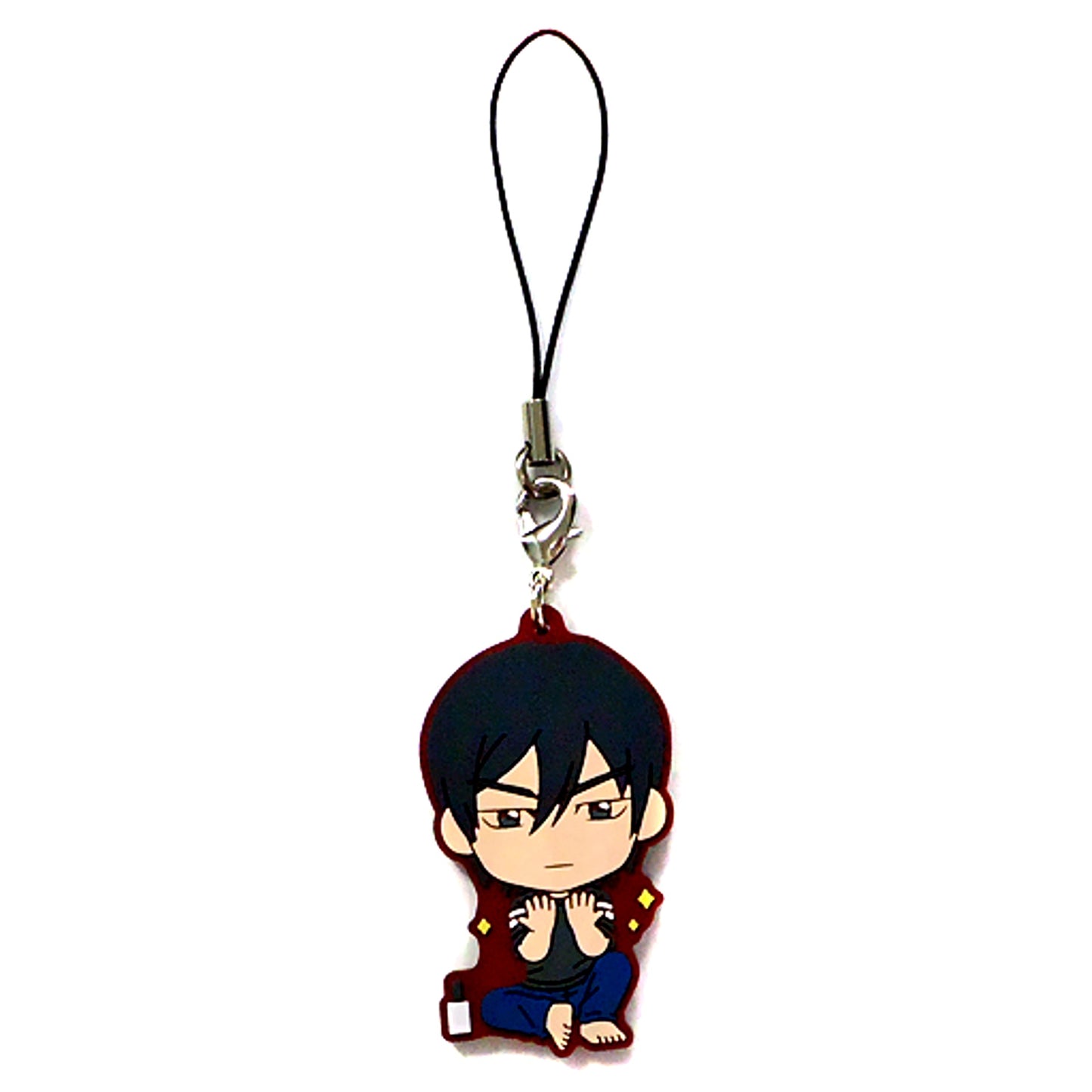 Satoru Furuya I Prize At Seishin Dormitory Kyun Chara Illustrations Ichiban Kuji Ace of Diamond After the Game Rubber Strap [USED]