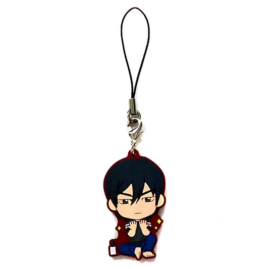 Satoru Furuya I Prize At Seishin Dormitory Kyun Chara Illustrations Ichiban Kuji Ace of Diamond After the Game Rubber Strap [USED]