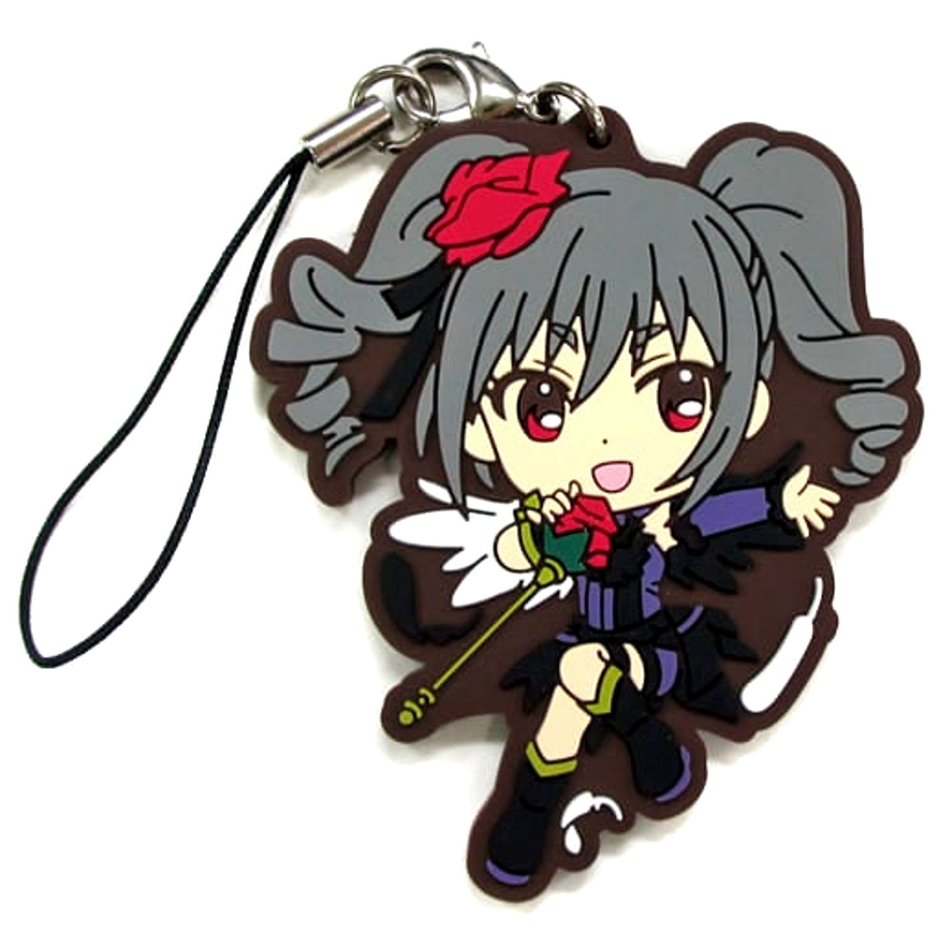 THE IDOLM@STER Cinderella Girls Ranko Kanzaki Cinderella Project Ver. Ichiban Kuji 346 Pro Idol Festival!! Rubber Charm Kyunchara Illustrations Prize K [USED]