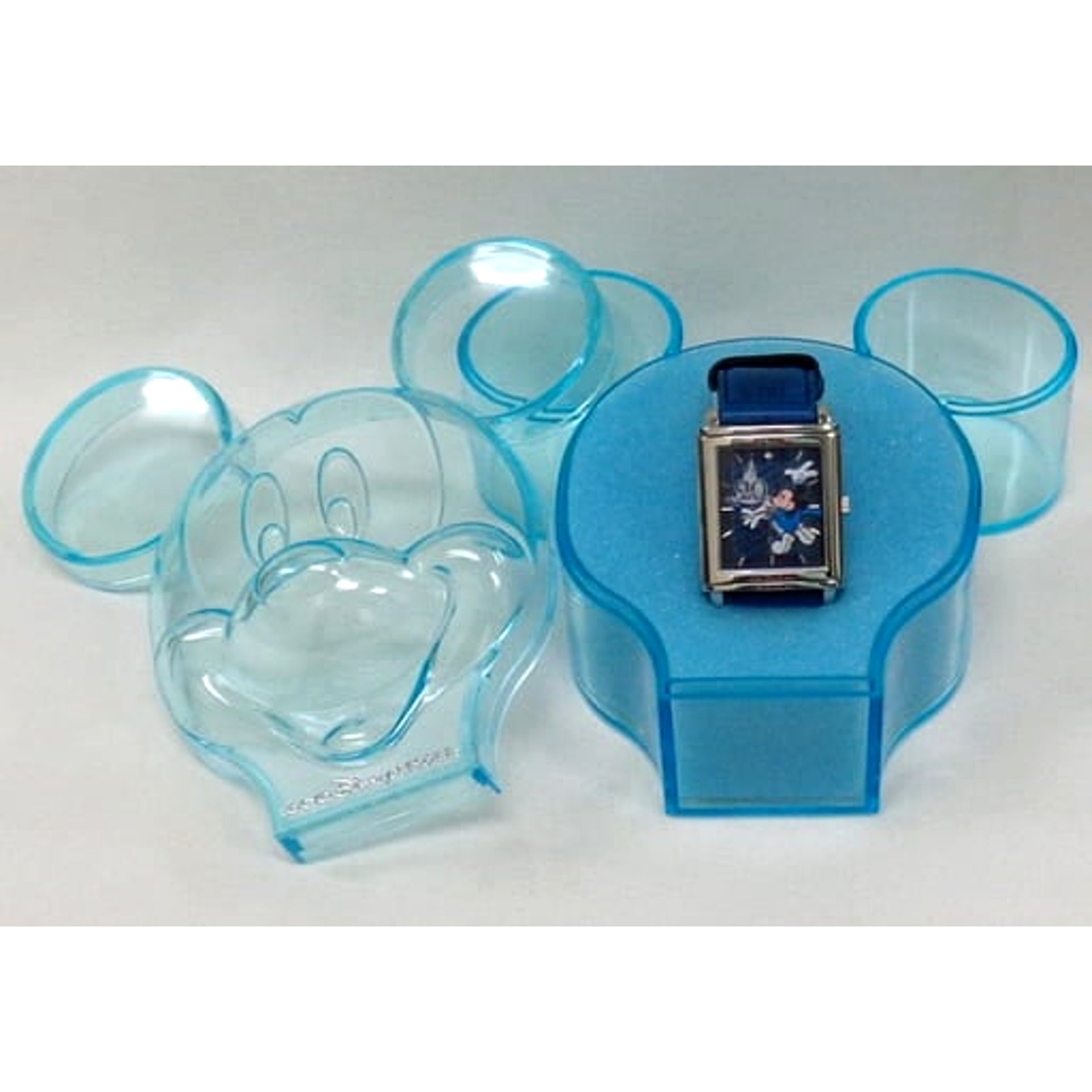 Disney Mickey Mouse Good Time Passport Wristwatch Tokyo Disneyland 20th Anniversary Goods [USED]