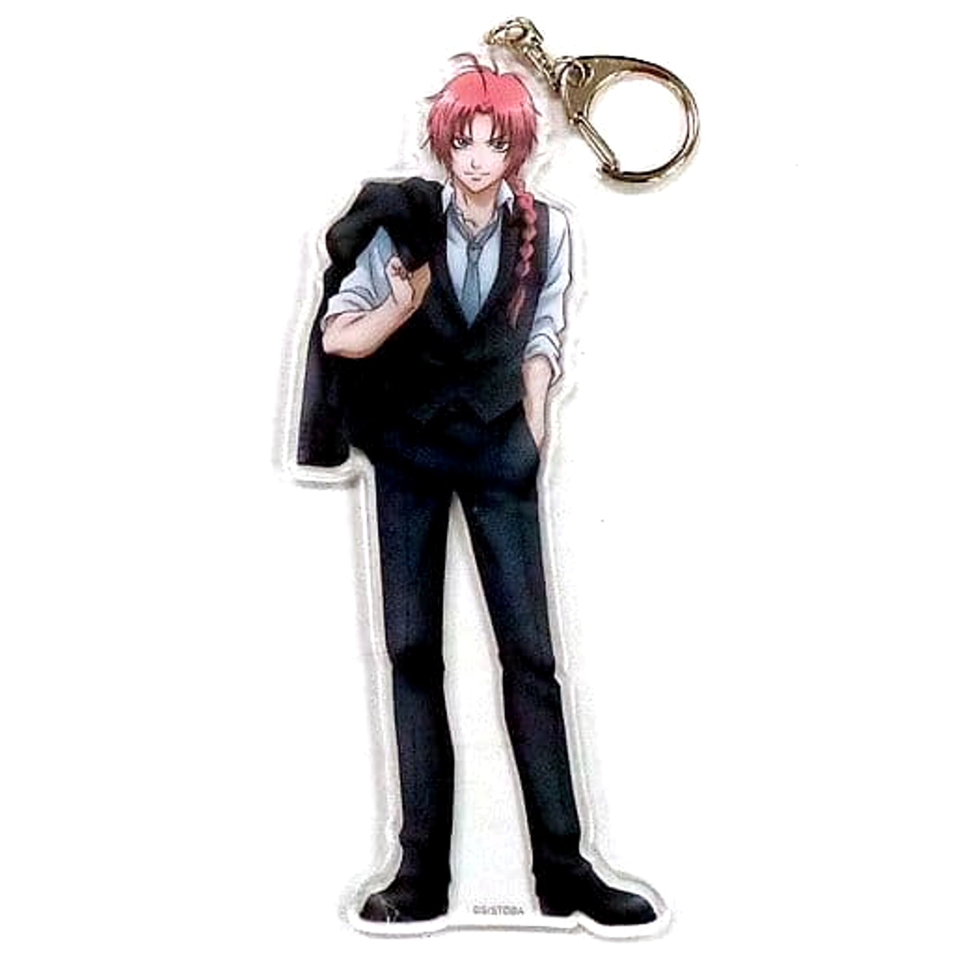 Gintama Kamui Suit Acrylic Keychain Keychains [USED]