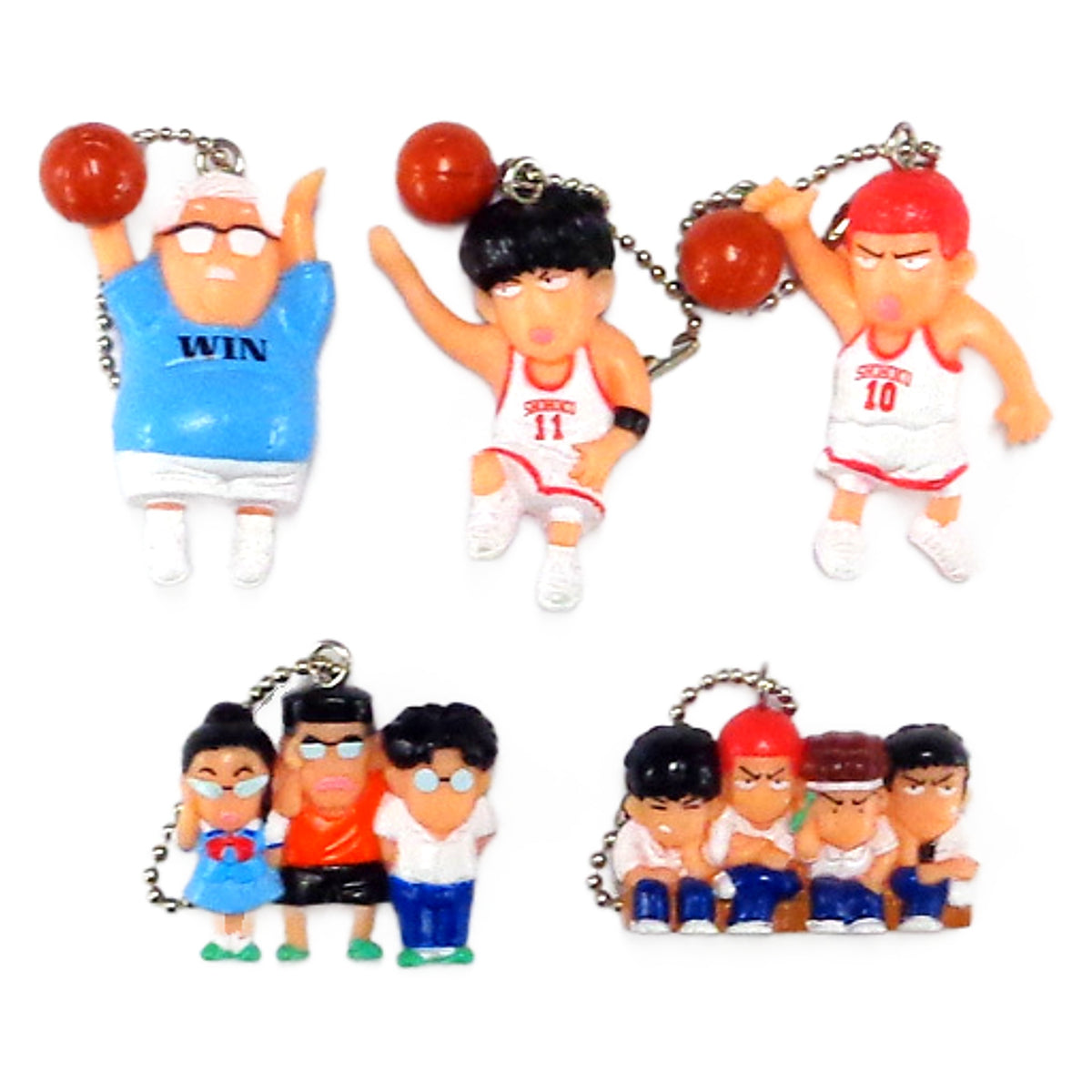 Kaede Rukawa & Others Slam Dunk All 5 Types Set Slam Swing 7 [USED]