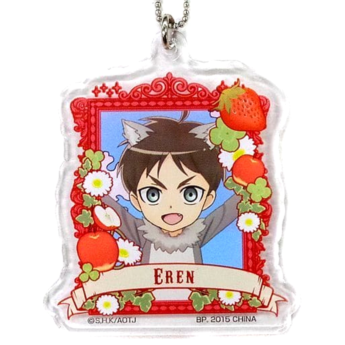 Attack on Titan: Junior High Ellen Little Red Riding Hood Wolf Ichiban Kuji Bunkasai no Maki Acrylic Plate Keychain Prize F [USED]