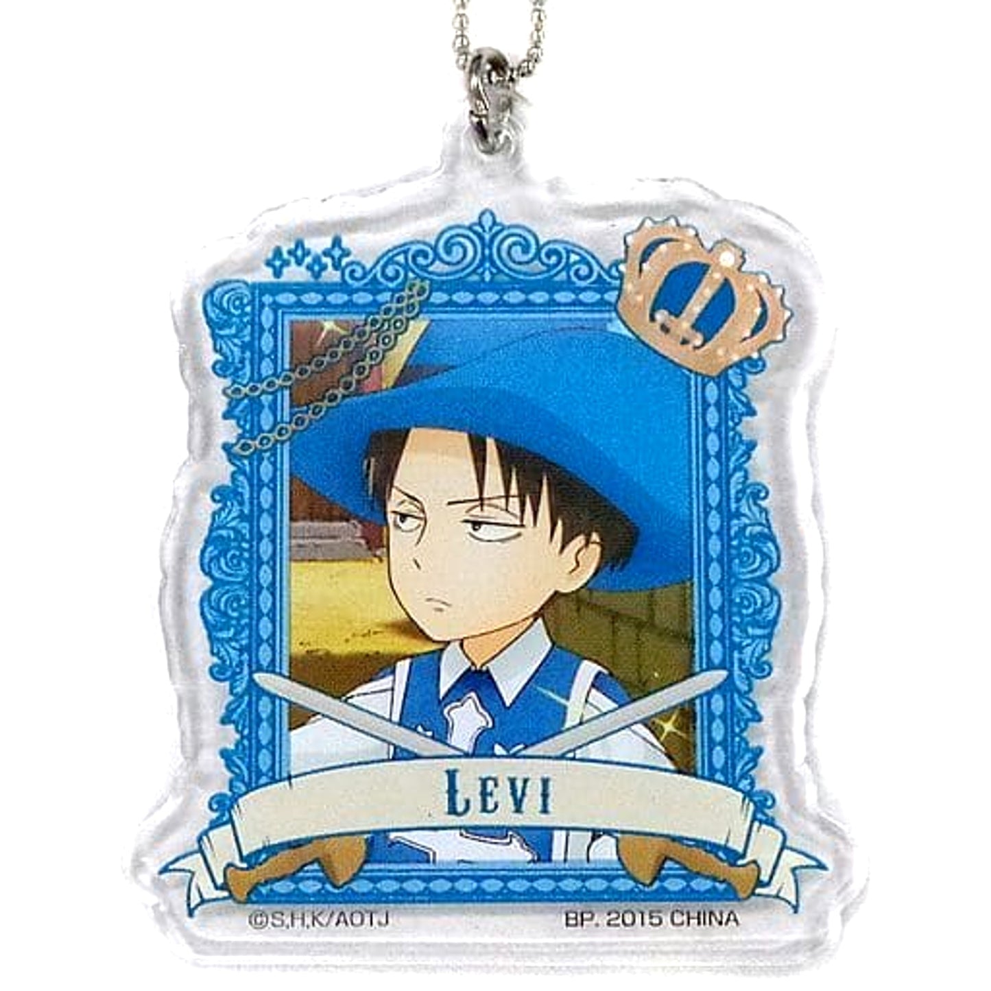 Attack on Titan: Junior High Levi Musketeer Story Ichiban Kuji Bunkasai no Maki Acrylic Plate Keychain Prize F [USED]