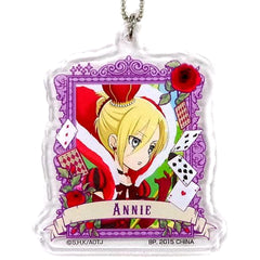 Attack on Titan: Junior High Annie Krista in Wonderland Queen of Hearts Ichiban Kuji Bunkasai no Maki Acrylic Plate Keychain Prize F [USED]