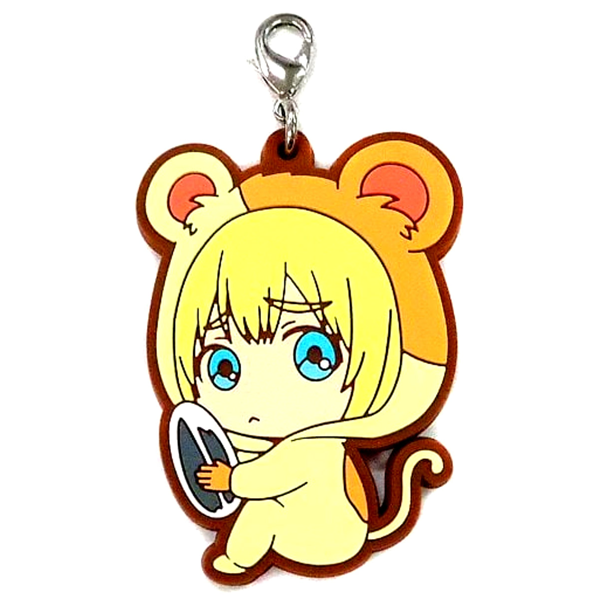 Armin Hamster Prize G Attack on Titan Junior High School Festival Ichiban Kuji Forest Animal Rubber Mascot [USED]