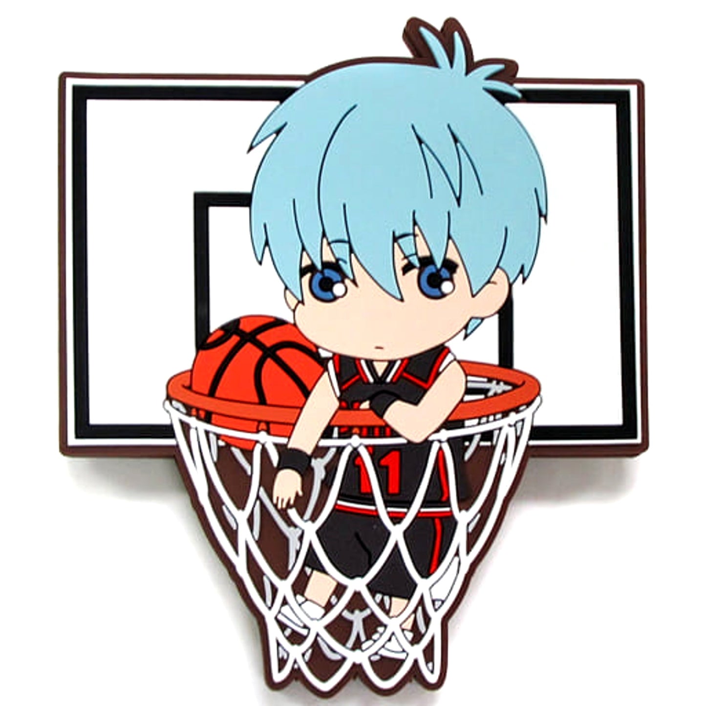 Kuroko's Basketball Tetsuya Kuroko 1 Hugpita Big Rubber Bag Charm Collection Charm [USED]