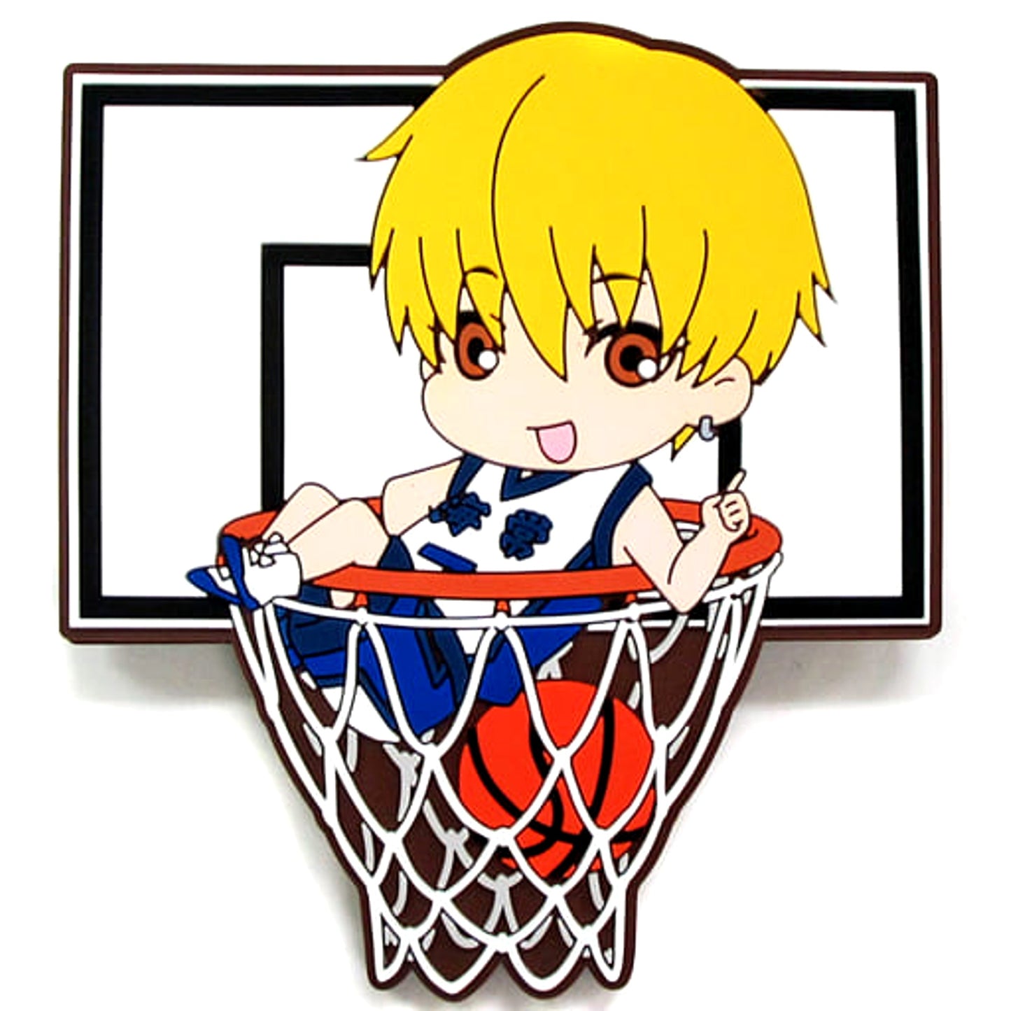 Ryota Kise 3 Kuroko's Basketball Hugpita Big Rubber Bag Charm Collection [USED]