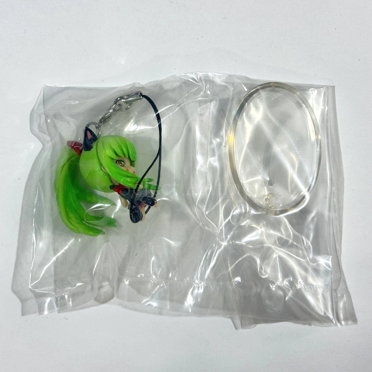 Code Geass C.C. Ichiban Kuji Premium CODE BLACK 1st Live Encore! Kyun Character Accent Prize H Keychains [USED]